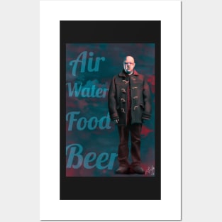 Air, Water, Food, Beer Posters and Art
